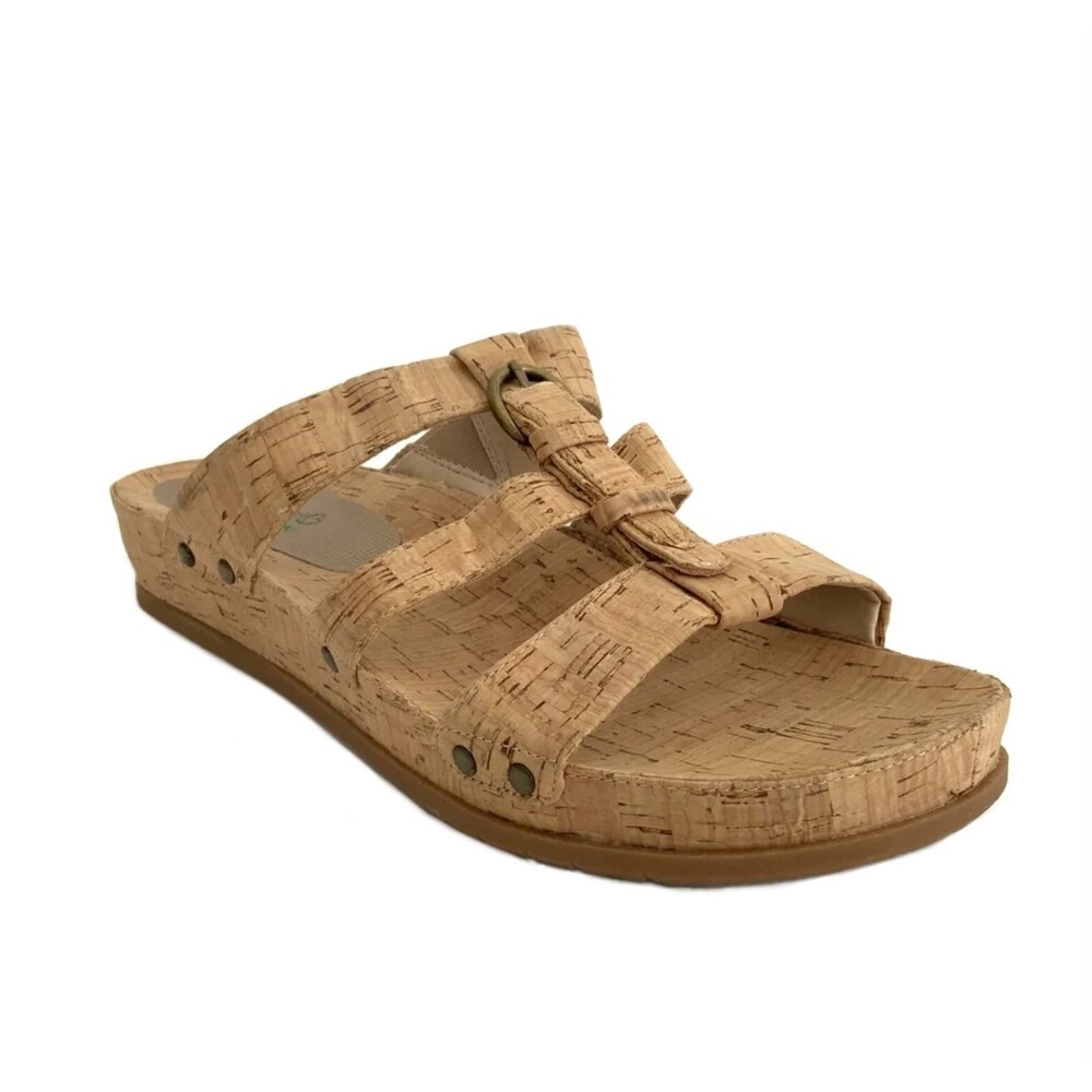 Baretraps Cella Cork Open Toe Mule sandals Tan 11